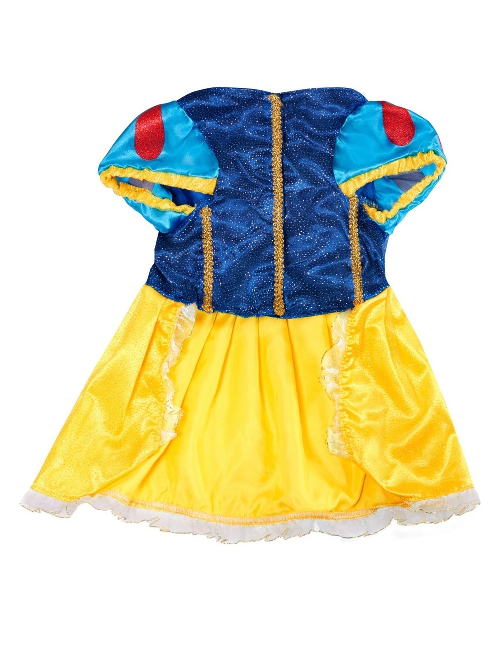 Rubie's Snow Princess Pet Costume in Blue, Yellow & Red Size XL - Picture 2 of 4